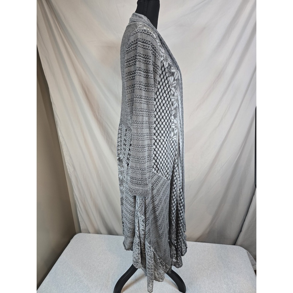 NWT This & That XxL Grey Carnegin Dress Floral Lace - Picture 4 of 5